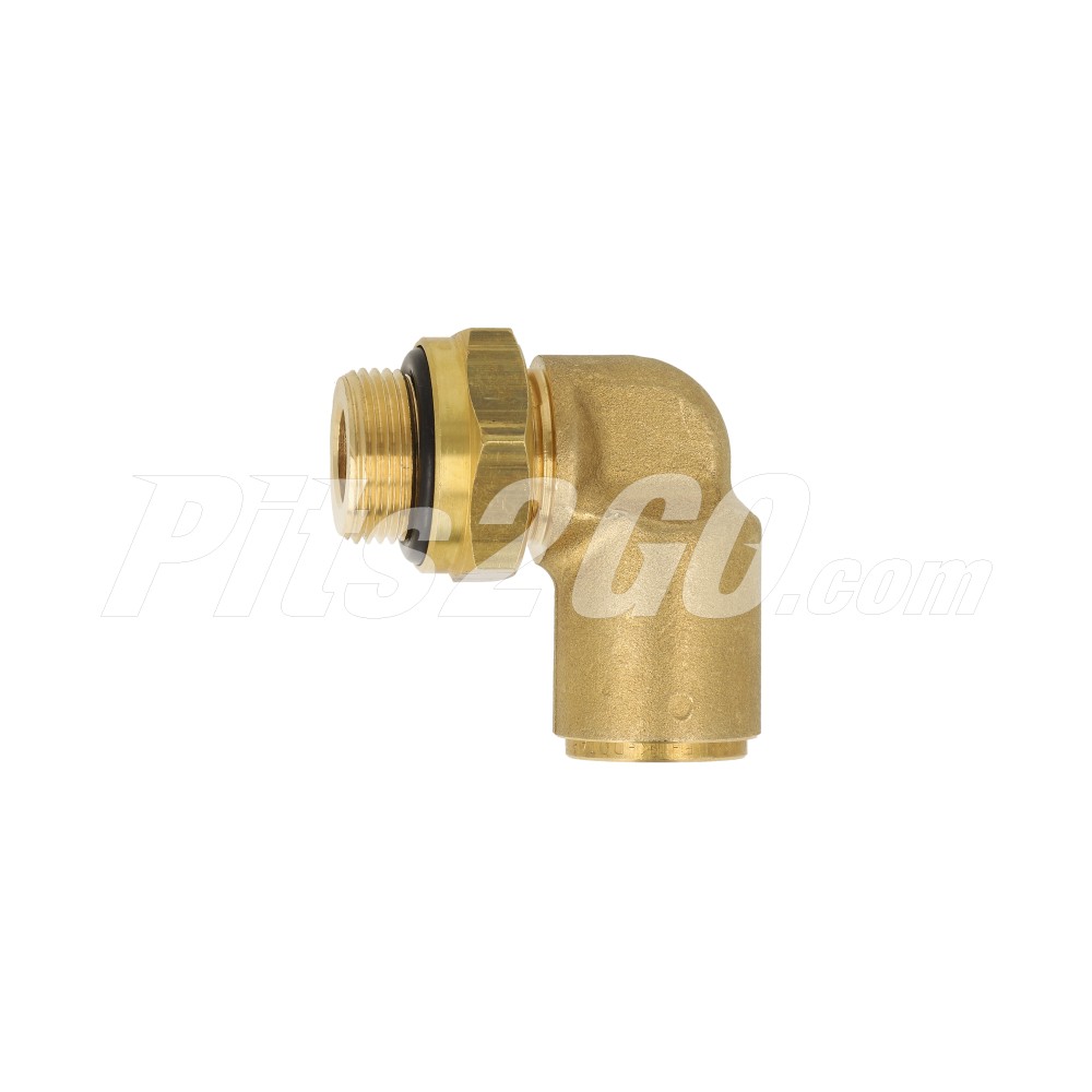 Conexión codo tanque aire 5/8 rosca 1/2 para Tractocamión, Marca Volvo, compatible con FH image number 2