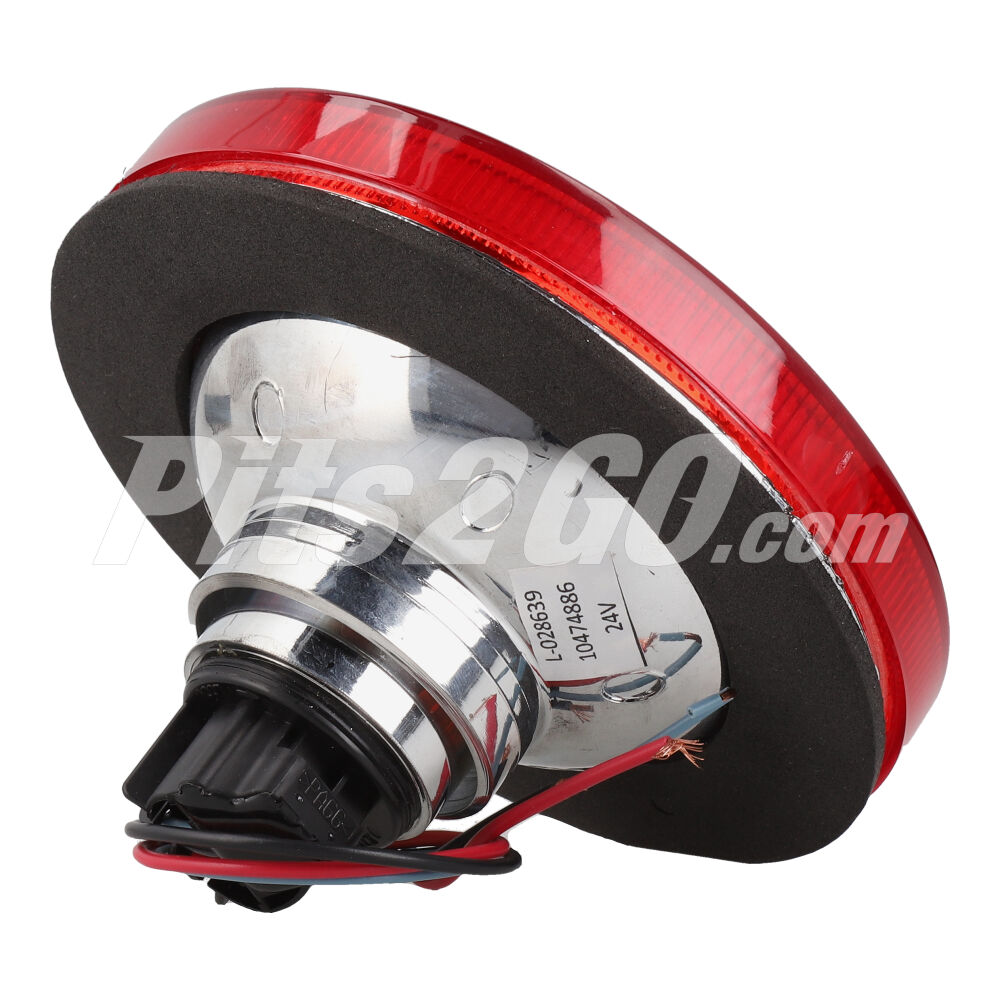 Plafón trasero rojo para Buses, Marca Mercedes-Benz, compatible con Marco polo image number 1