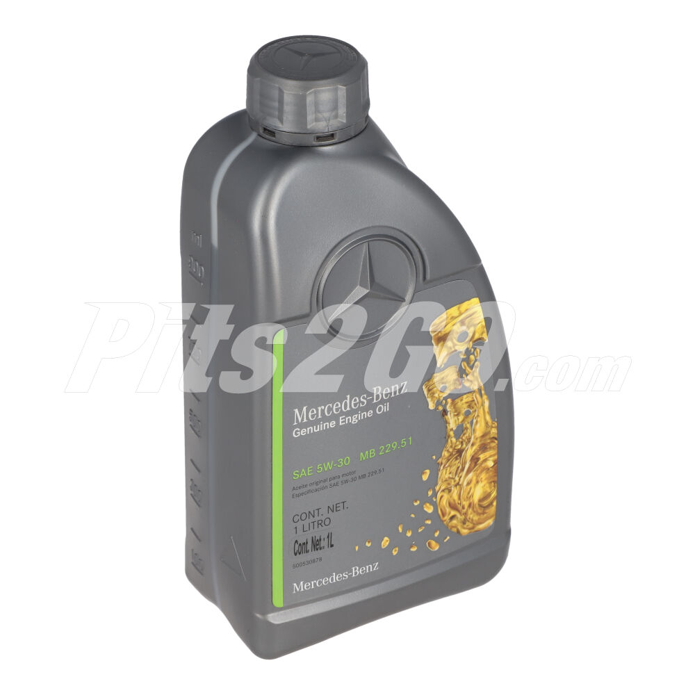 Aceite para motor SAE 5W-30 MB 229.51, 1 litro, para Vanes, Marca del producto: Mercedes-Benz, compatible con: Sprinter,Número de parte: A000989540411FLEM image number 1