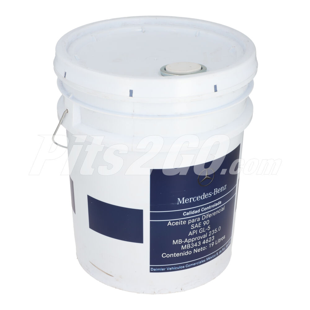 Aceite diferencial 80W90 Cubeta 19 litros, para Camión, Marca del producto: Mercedes-Benz, compatible con: FL360,Número de parte: MB3434623 image number 2