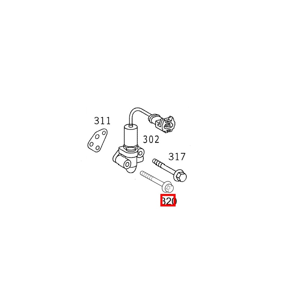 Tornillo, para Tractocamión, Marca del producto Freightliner, compatible con M2,N000000001535