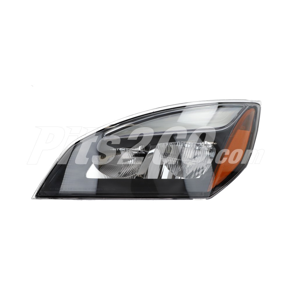 Faro izquierdo modulo led negro para Tractocamión, Marca Freightliner, compatible con Cascadia image number 2