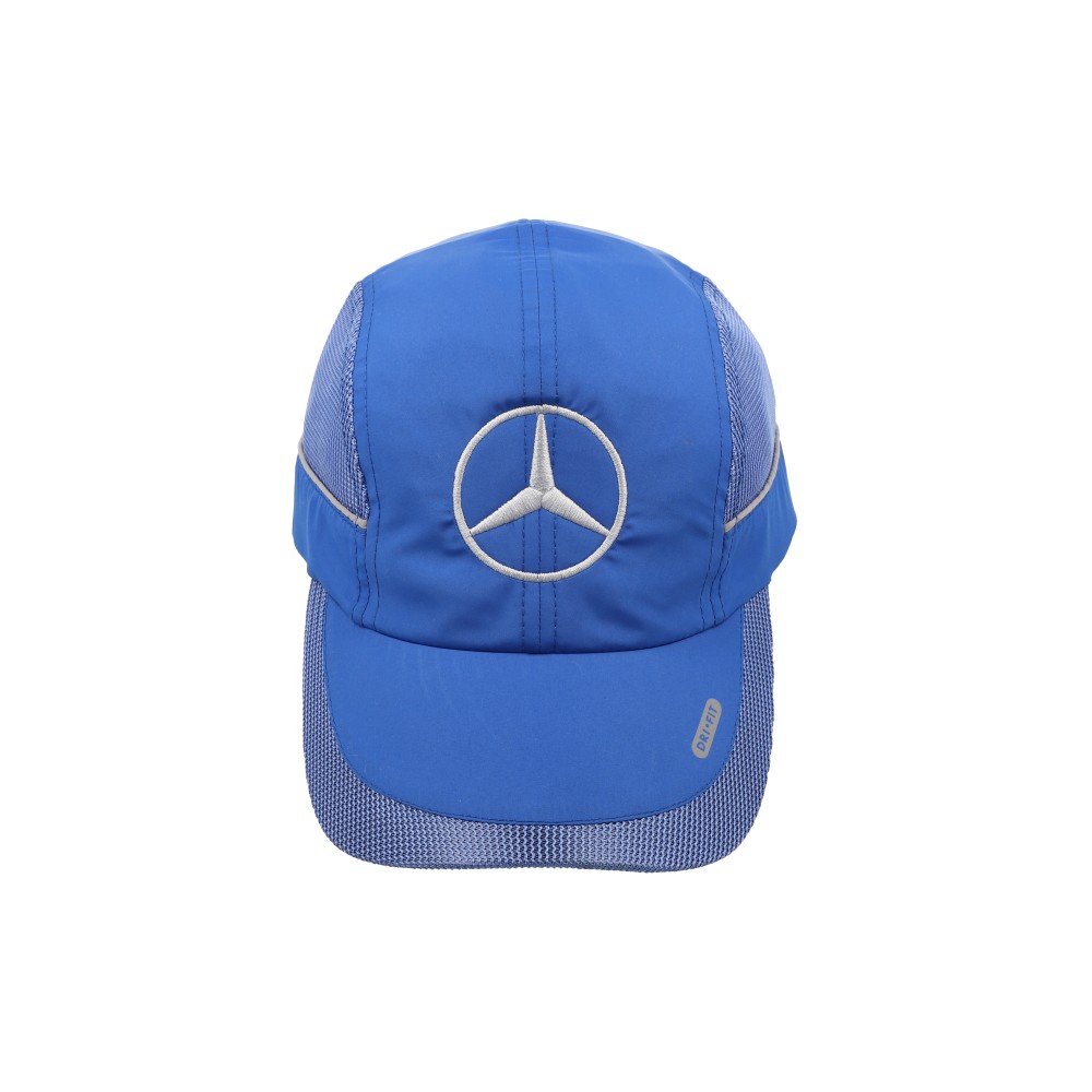 Gorra dry fit azul rey, Marca Mercedes-Benz