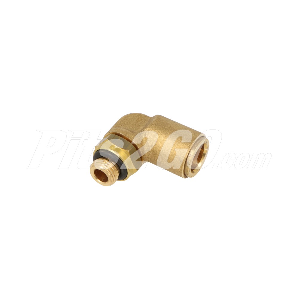 Niple angular  m16x1.5, 5/8 para Tractocamión, Marca Volvo, compatible con FH image number 2