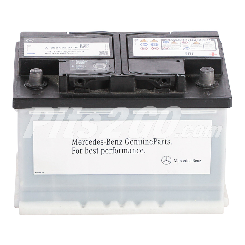 Batería Mercedes Benz 12v 74 ah para Vanes, Marca Mercedes-Benz, compatible con Sprinter image number 1