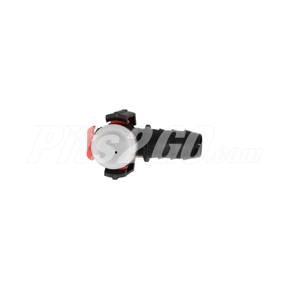 Conexión 90 para manguera 5/8 roja para Tractocamión, Marca Volvo, compatible con FH image number 1