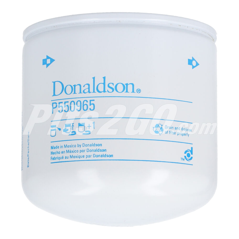 Filtro de aceite de motor para Tractocamión, Marca Donaldson, compatible con Genérico image number 2