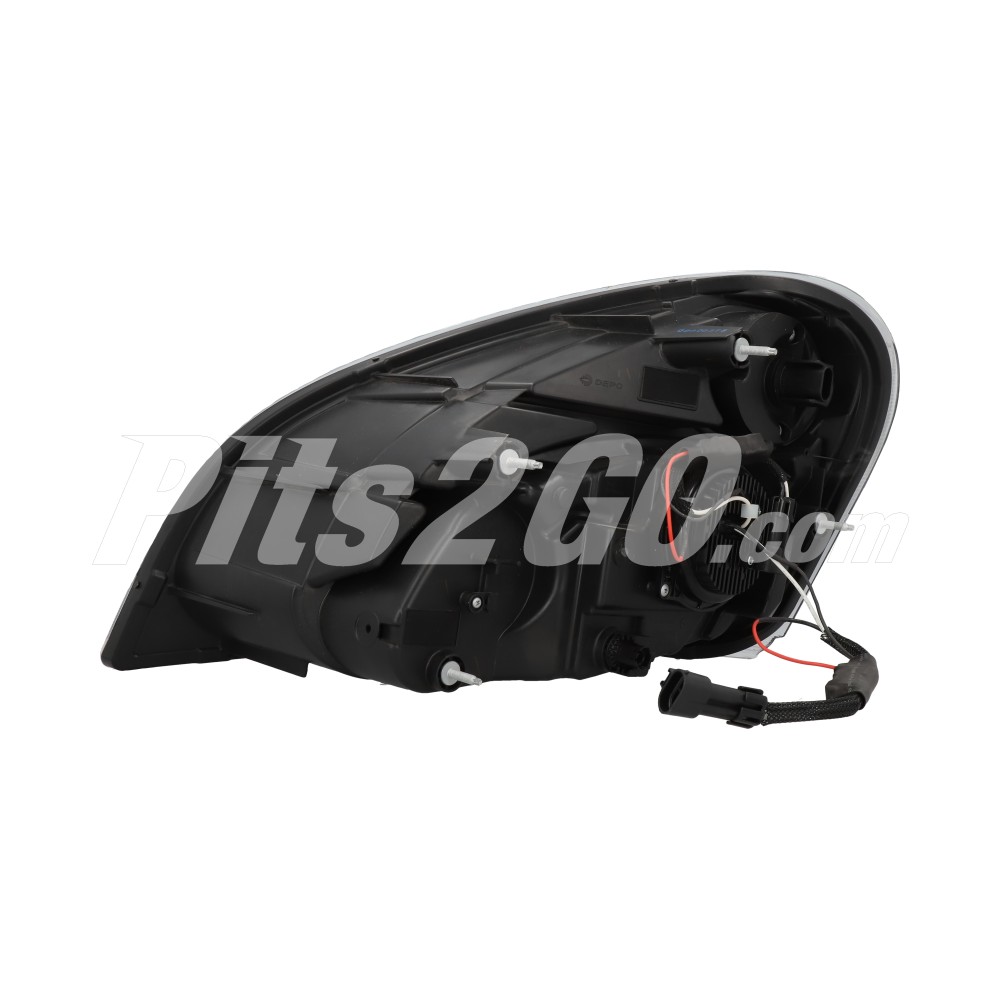 Faro 15-19 fondo negro para Tractocamión, Marca Value-Parts, compatible con Cascadia image number 3