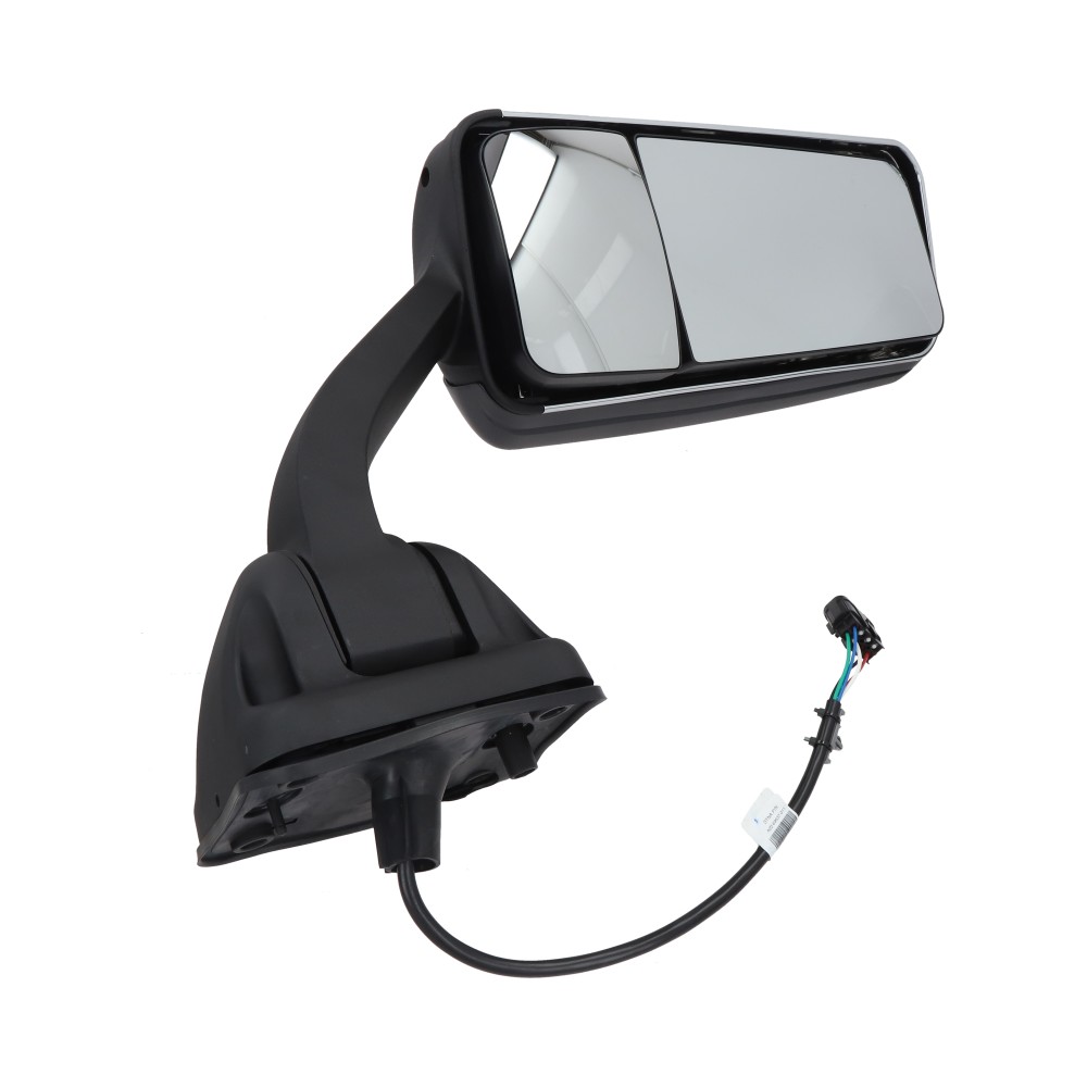 Ensamble espejo izquierdo cromado para Tractocamión, Marca Freightliner, compatible con Cascadia image number 0