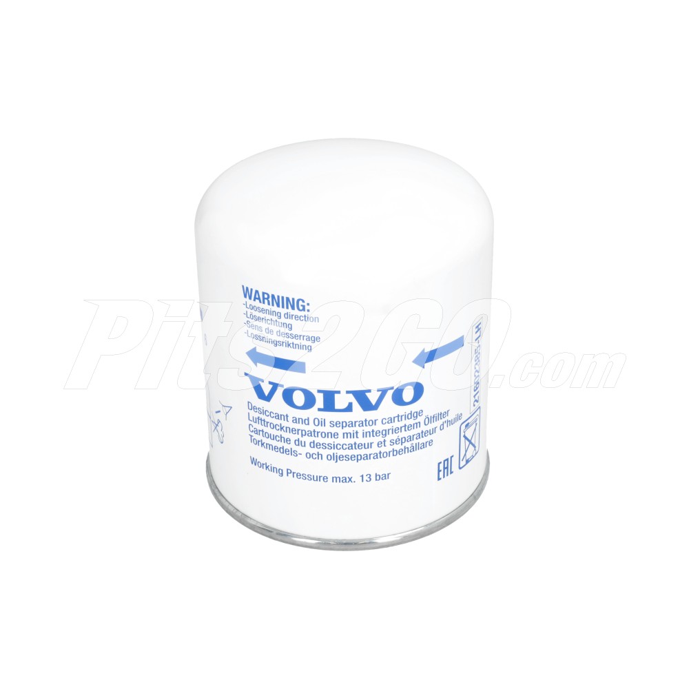 Filtro secador para Tractocamión, Marca Volvo, compatible con FL image number 1