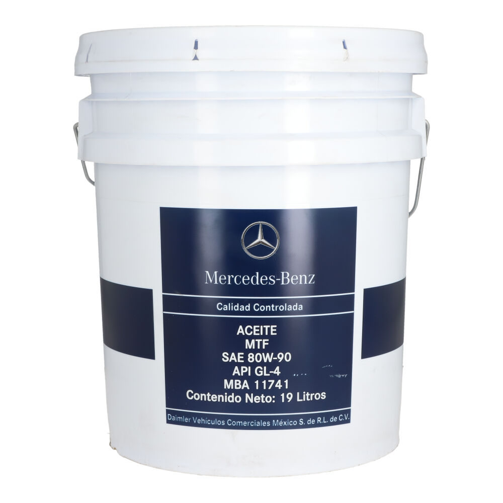 Aceite SAE 80W90 Cubeta 19 litros, para Vanes, Marca del producto: Mercedes-Benz, compatible con: Sprinter,Número de parte: MBA11741 image number 0