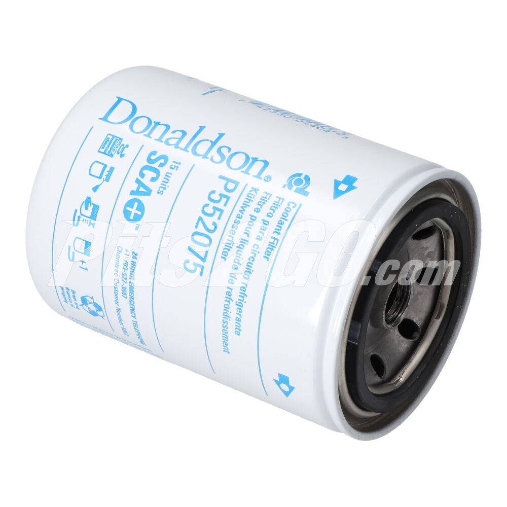 Filtro para refrigerante, anticongelante o agua tipo sellado, para Tractocamión, Marca del producto: Donaldson, compatible con: Genérico,número de parte:,DNP552075 image number 1