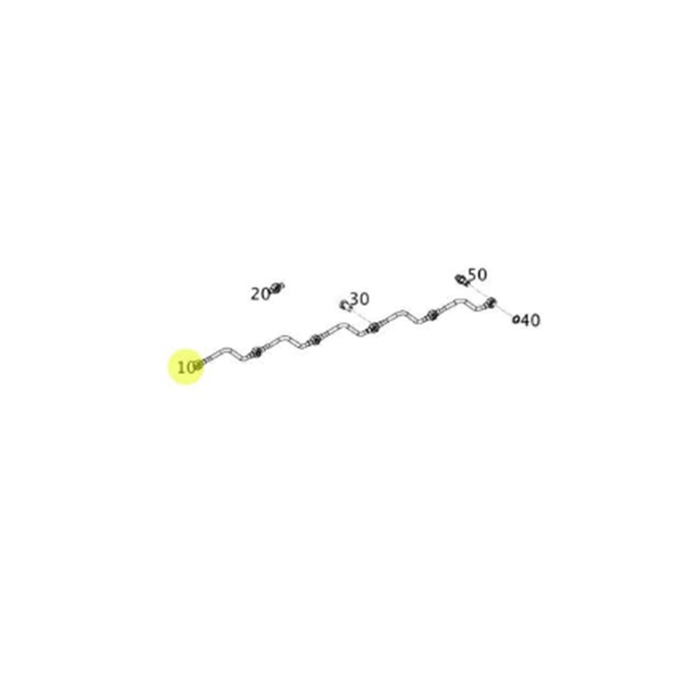 Tubo para Camión, Marca Mercedes-Benz, compatible con MBE 4000 (OM 460)