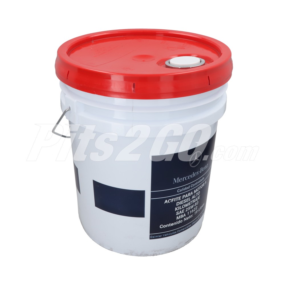 Aceite para motores a diésel alto kilometraje SAE 25W-50, cubeta 19 litros image number 3
