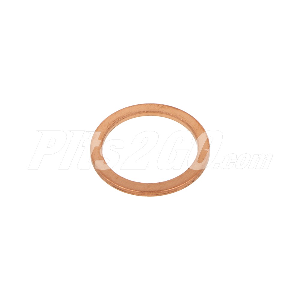 Junta cobre 24mm interior 31mm exterior para Tractocamión, Marca Volvo, compatible con D10A,D12A,D16A image number 1