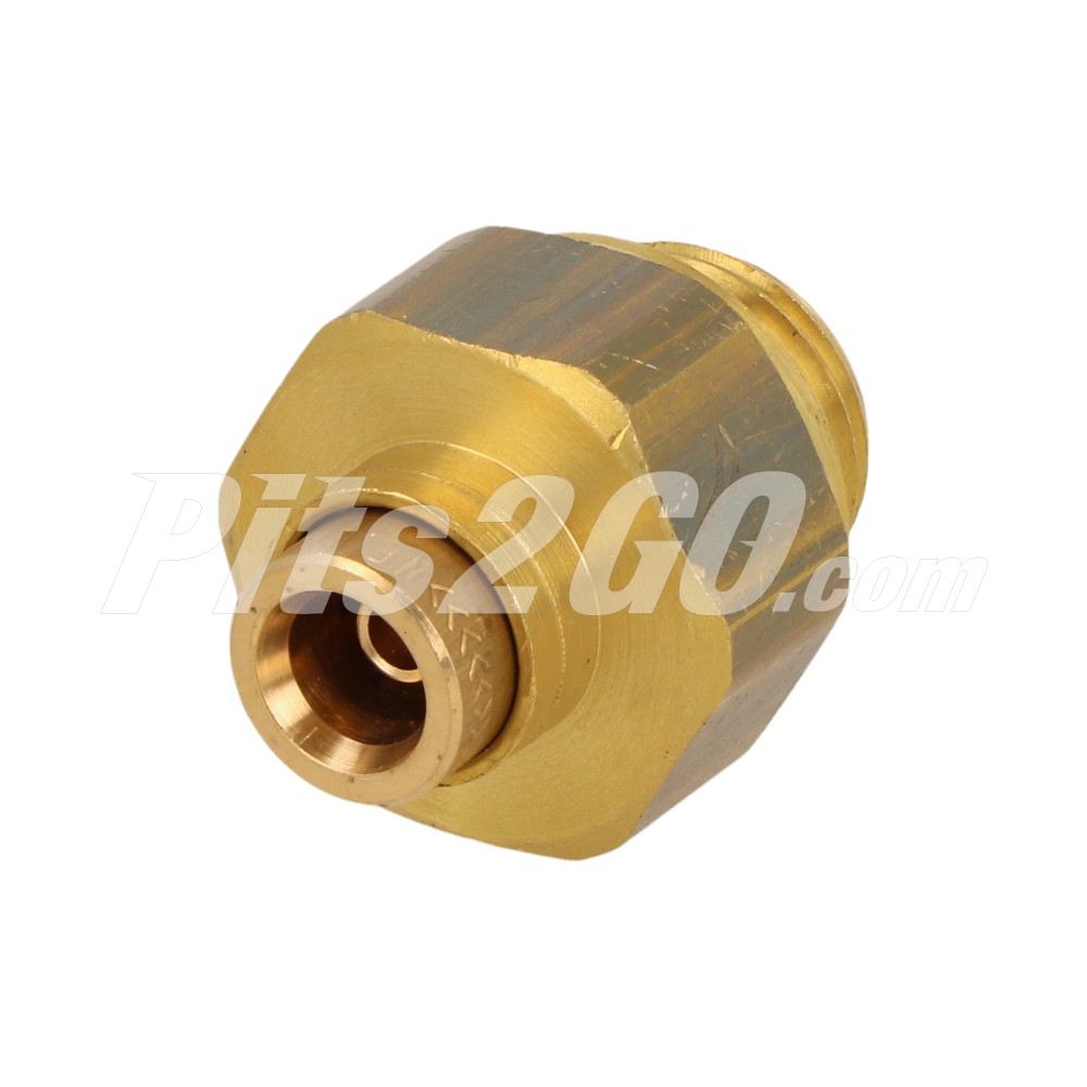 Acoplamiento m 16 x 1.5 x 1/4 tubo para Tractocamión, Marca Volvo, compatible con VNL image number 2