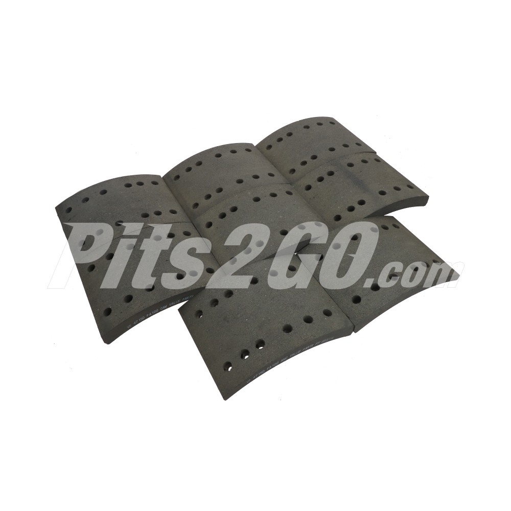 Balata block 16.5" x 6" q+ para Tractocamión, Marca Value-Parts, compatible con Genérico image number 1