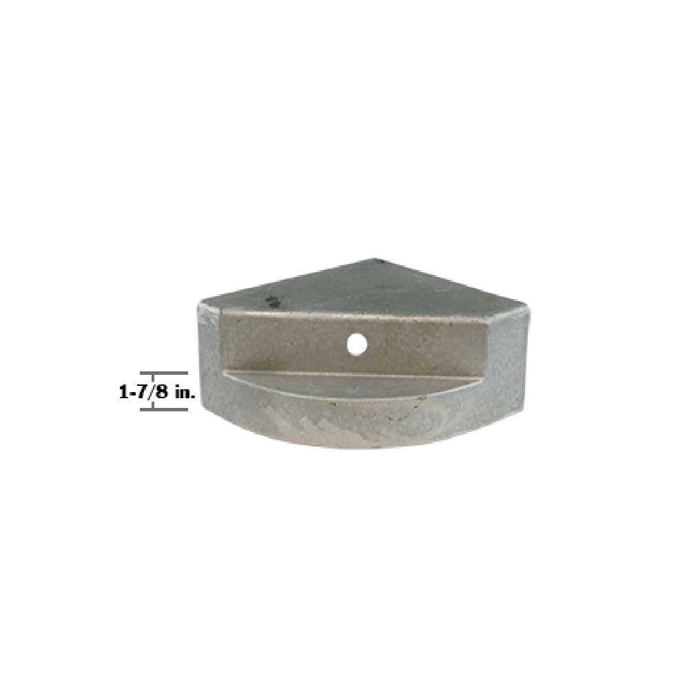 Tapa de esquina gda tapa de esquina, delantera rd/s aluminio con orificio para Remolques, Marca Great Dane, compatible con Cajas