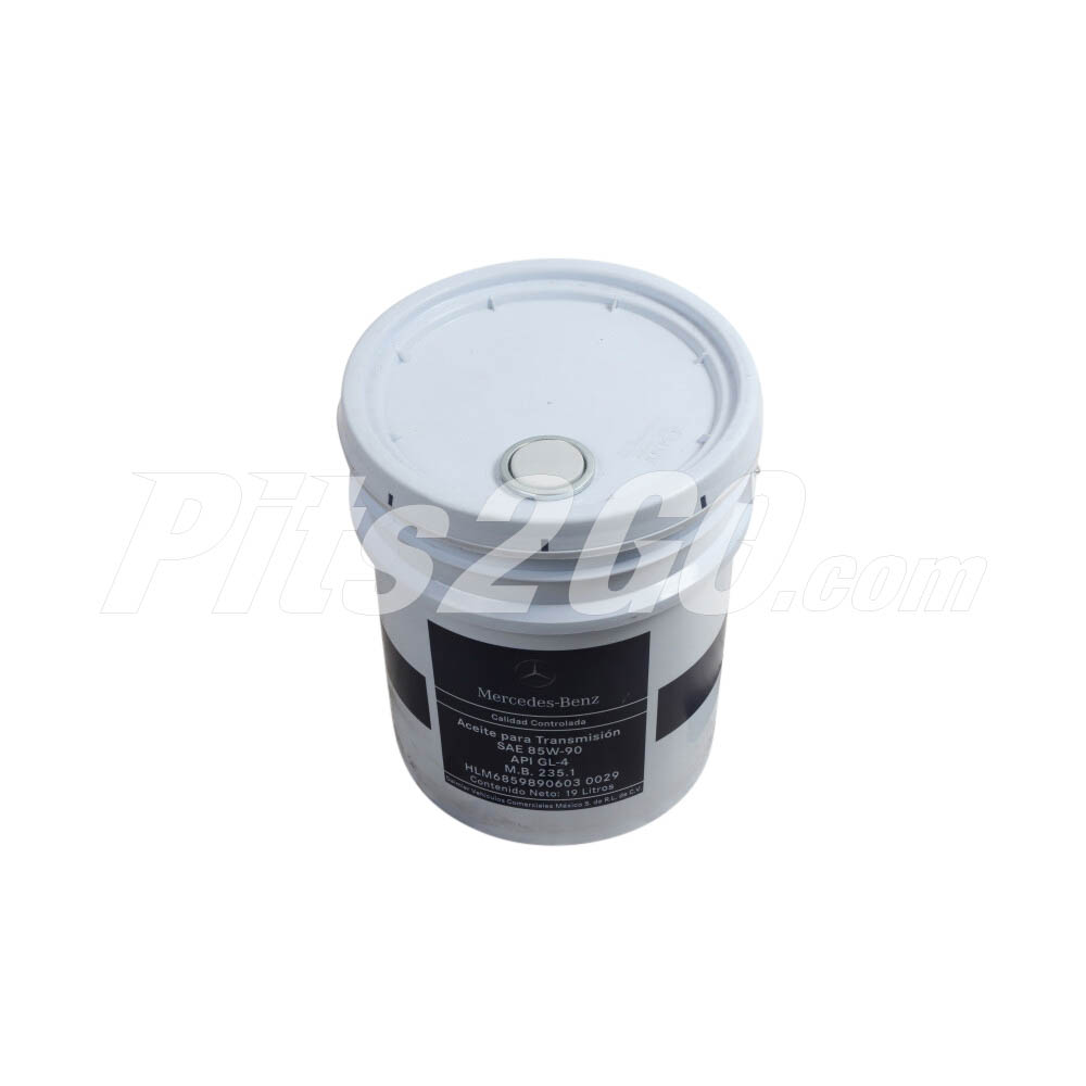Aceite para transmisión SAE 85W90 Cubeta 19 litros, para Camión, Marca del producto: Mercedes-Benz, compatible con: FL360,Número de parte: HLM68598906030029 image number 2
