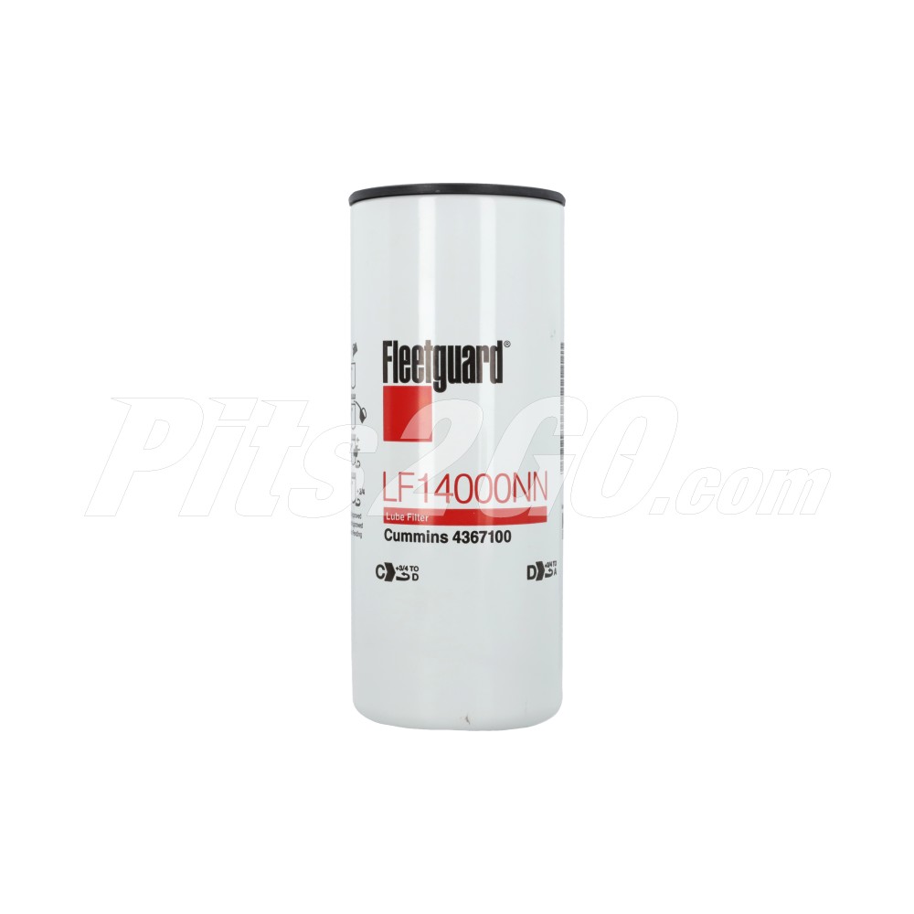 Filtros aceite para Tractocamión, Marca Fleetguard, compatible con FH image number 2