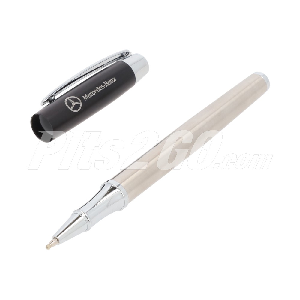 Bolígrafo roller metálico negro, Marca Mercedes-Benz image number 2