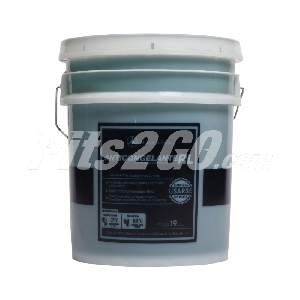 Anticongelante 50/50 RL, Mercedes Benz. Cubeta 19 litros