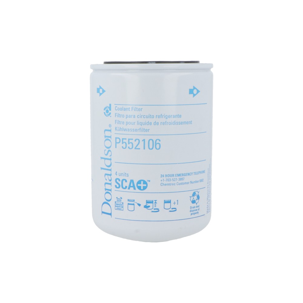 Filtro refrigerante enroscable para Tractocamión, Marca Donaldson, compatible con Cascadia image number 0