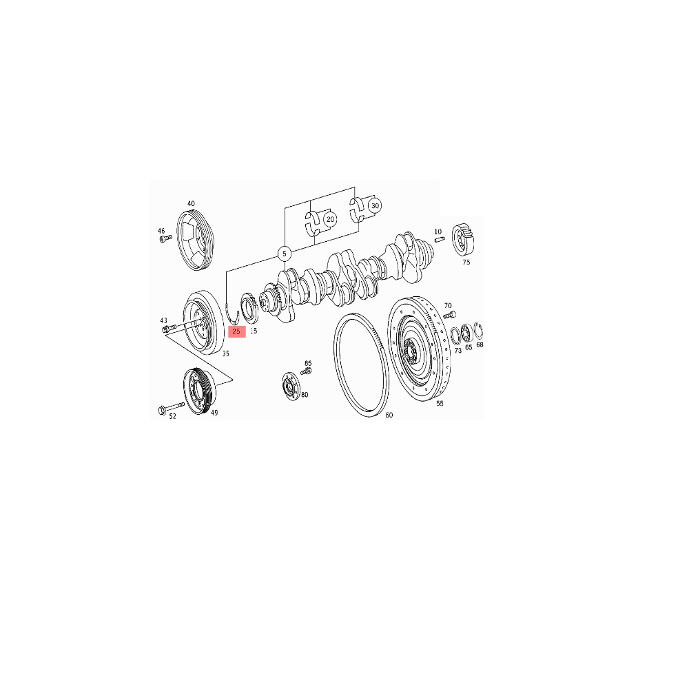 Arandela presión para Camión, Marca Mercedes-Benz, compatible con OM 904 Y OM 906 image number 0