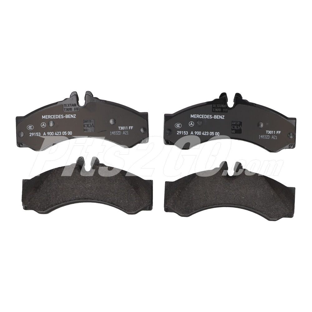 Juego piezas forro freno para Vanes, Marca Mercedes-Benz, compatible con Sprinter image number 0