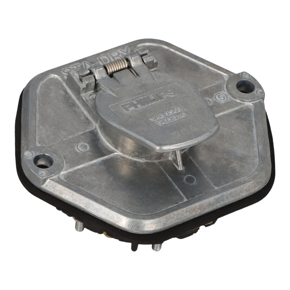 Conector hembra 7 vías con térmicos para Tractocamión, Marca Philips, compatible con Genérico image number 0