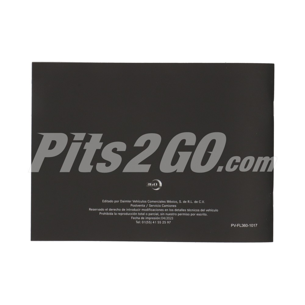 Póliza de garantía mod 101 para Camión, Marca Freightliner, compatible con FL360 image number 2