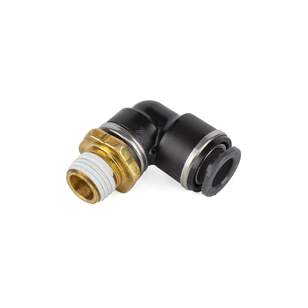 Codo 90 grados 1/4  x 1/4 para Tractocamión, Marca SMC, compatible con Cascadia image number 0