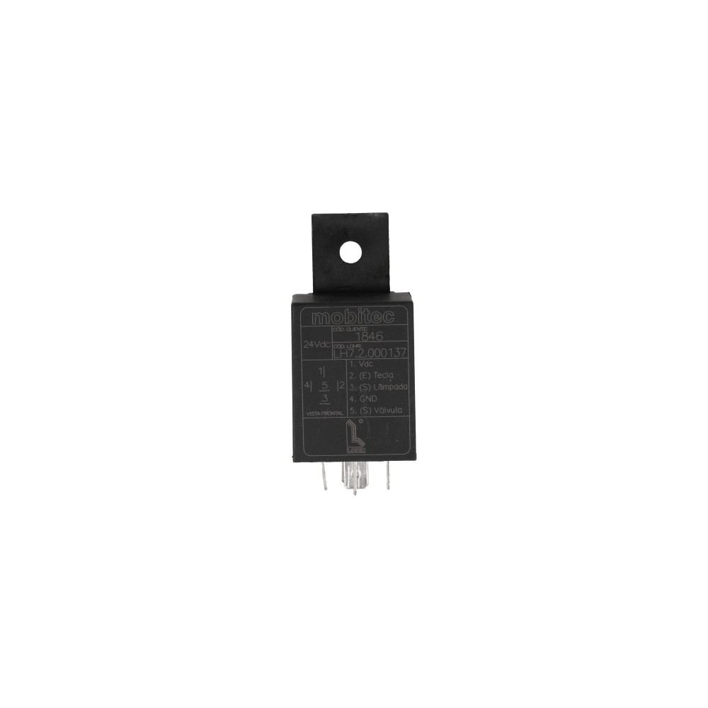 Relevador de tiempo 24 VDC 5 patas para Tractocamión, Marca Volvo, compatible con FH image number 0