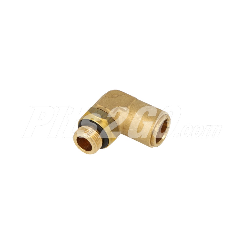 Niple angular m22x1.5 rosca, 3/4 tubo para Tractocamión, Marca Volvo, compatible con FH image number 2