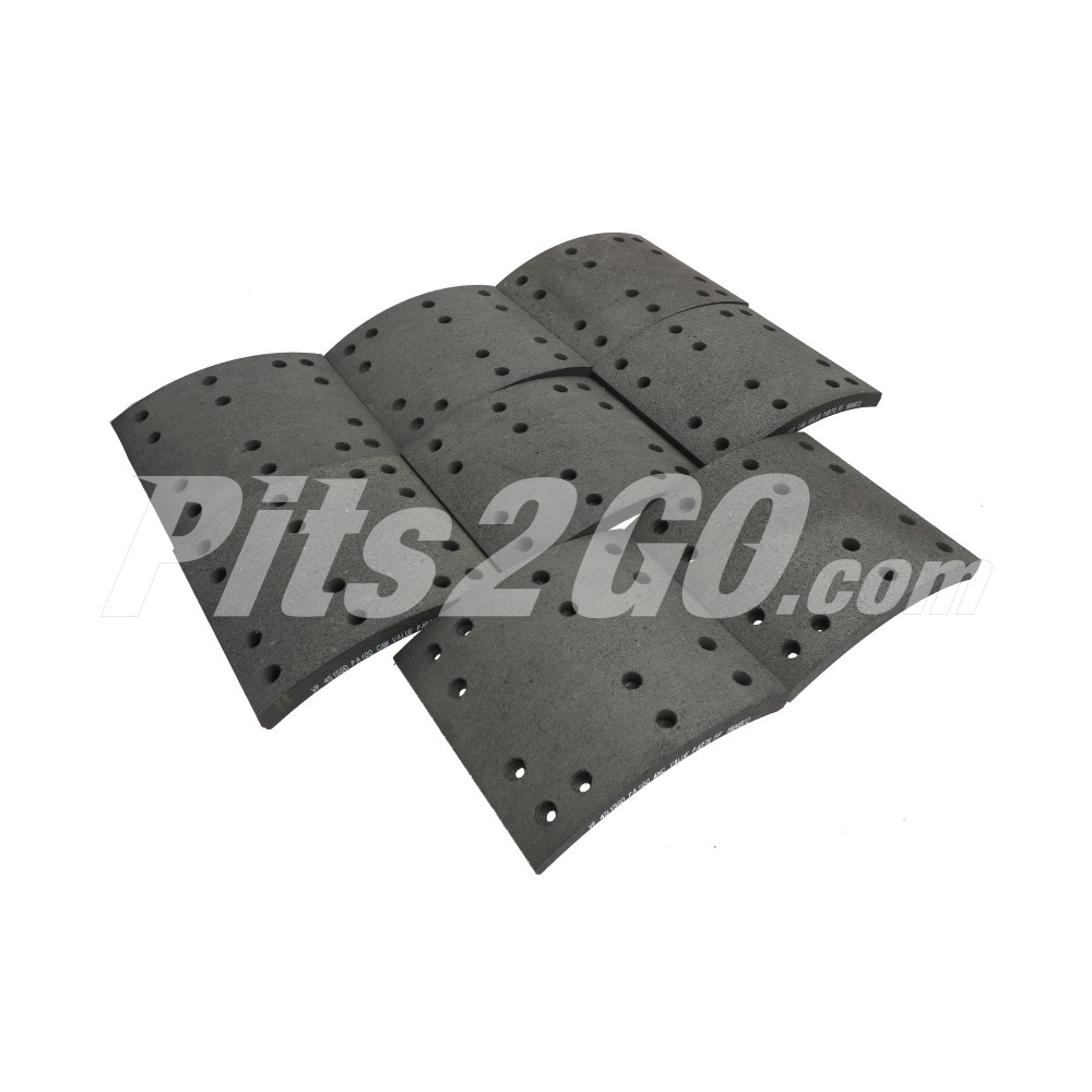 Balata  block 16.5" x 7"pa100 para Tractocamión, Marca Value-Parts, compatible con Genérico image number 1