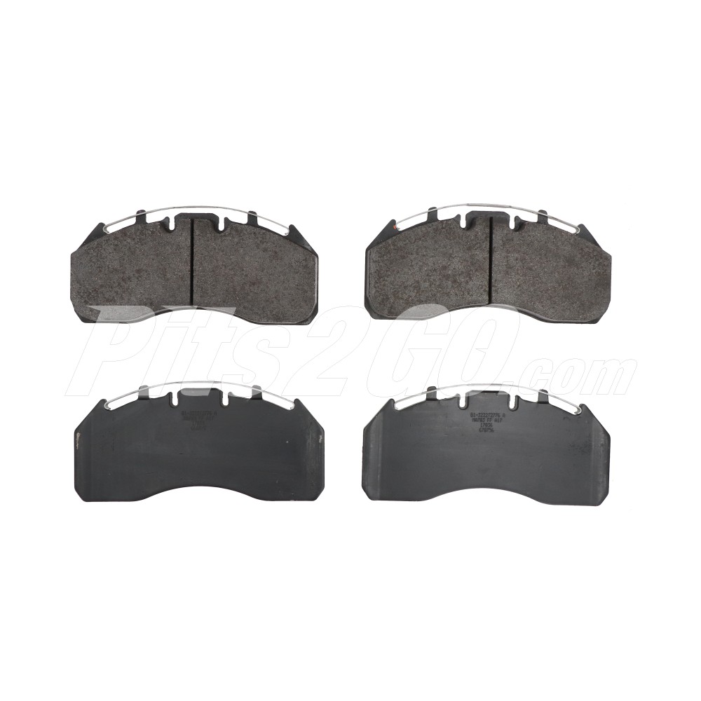 Juego balata, para Tractocamión, Marca del producto: Meritor, compatible con: Genérico,número de parte: TDAKIT2252H2BA2 image number 1