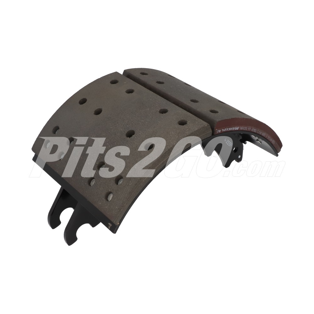 Balata  trasera 4710 para Tractocamión, Marca Meritor, compatible con Genérico image number 2