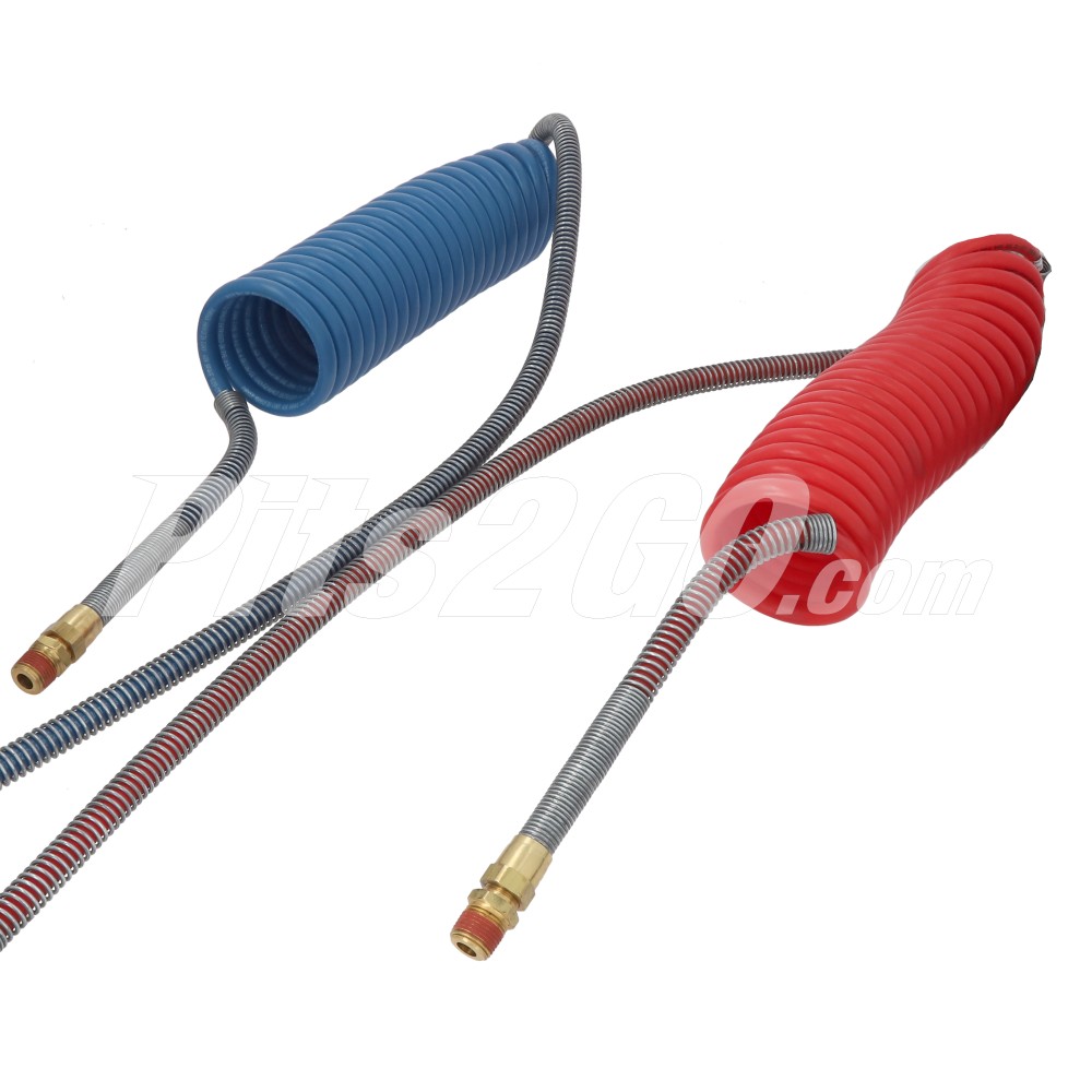 Mangueras aire ( azul/roja) para Tractocamión, Marca Freightliner, compatible con FLD112, FLD120 image number 3