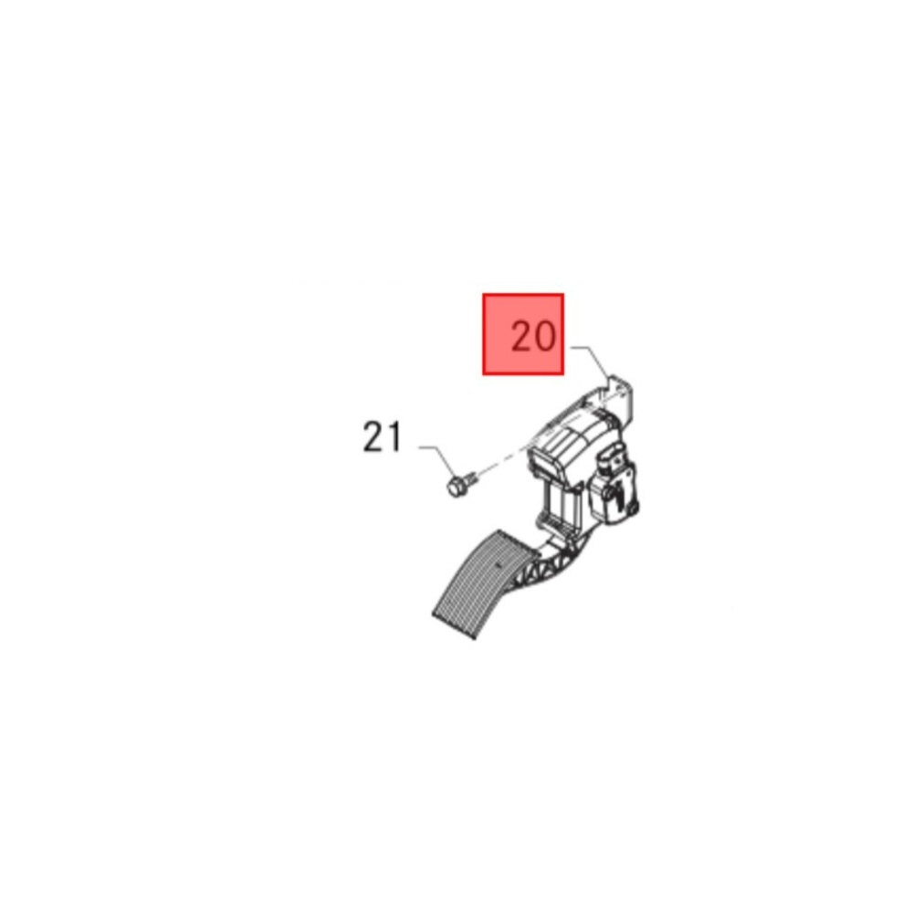 Pedal de acelerador, para camión, Marca del producto de producto Mitsubishi, compatible con FL360,MBFA4003001104