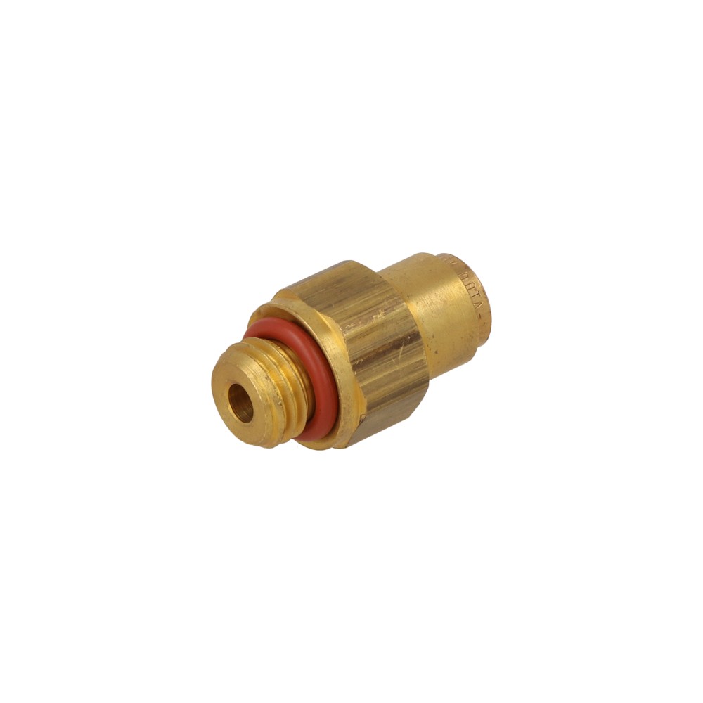 Conexión compresor m12x1.5 x 1/4 tubo para Tractocamión, Marca Volvo, compatible con VNL image number 0