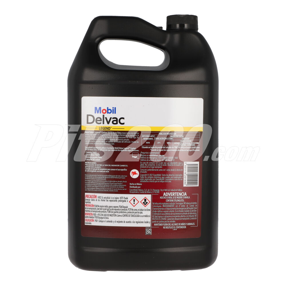 Anticongelante y garrafa Mobil Delvac Coolant 50/50 Heavy Duty image number 3