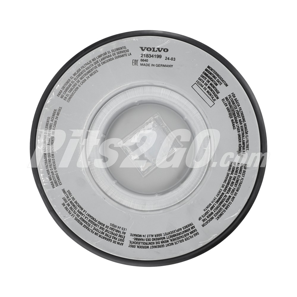 Filtro aire primario para Tractocamión, Marca Volvo, compatible con FM image number 2