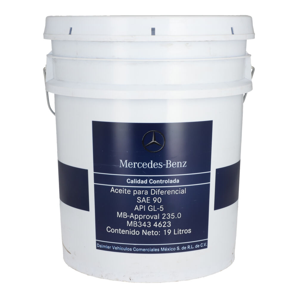 Aceite diferencial 80W90 Cubeta 19 litros, para Camión, Marca del producto: Mercedes-Benz, compatible con: FL360,Número de parte: MB3434623 image number 0