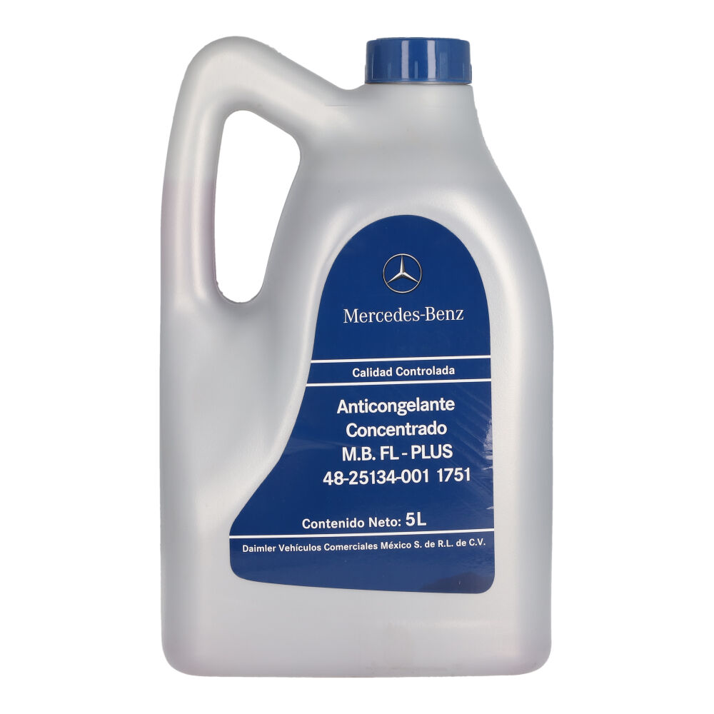 Anticongelante PLUS concentrado Galón 5 litros, para Vanes, Marca del producto: Mercedes-Benz, compatible con: Sprinter,Número de parte: 48251340011751