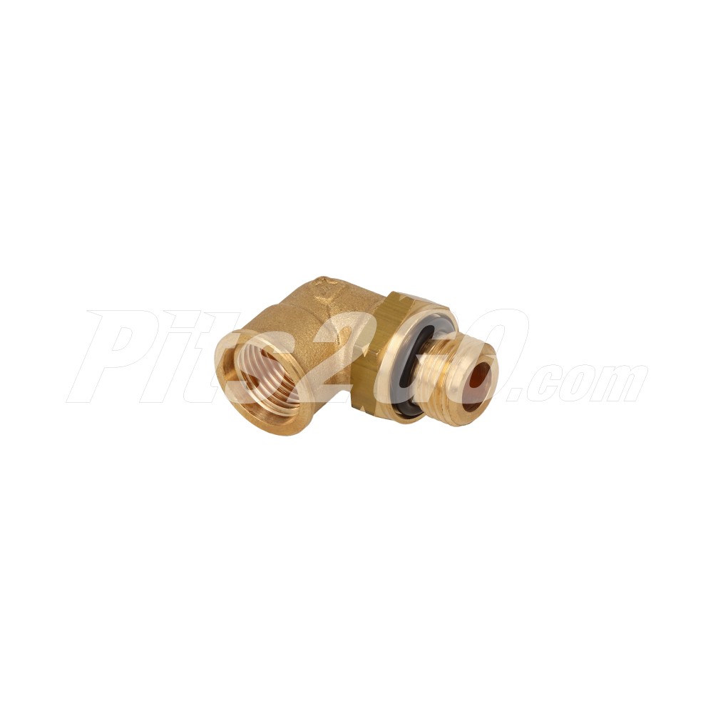 Conexión 90  rosca externa e interior m 16 x 1.5 para Tractocamión, Marca Volvo, compatible con FH image number 3