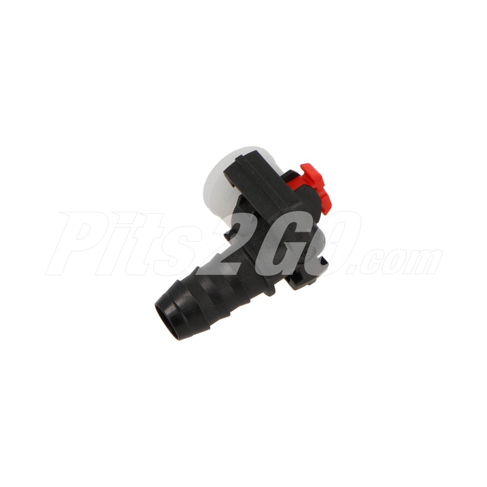 Conexión 90 para manguera 5/8 roja para Tractocamión, Marca Volvo, compatible con FH image number 3