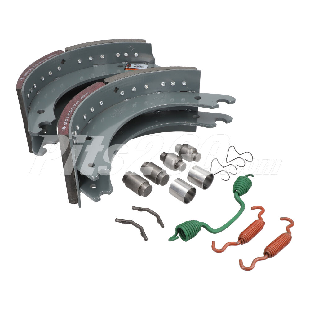 Kit balatas y herrajes delantero para Tractocamión, Marca Meritor, compatible con Columbia image number 2