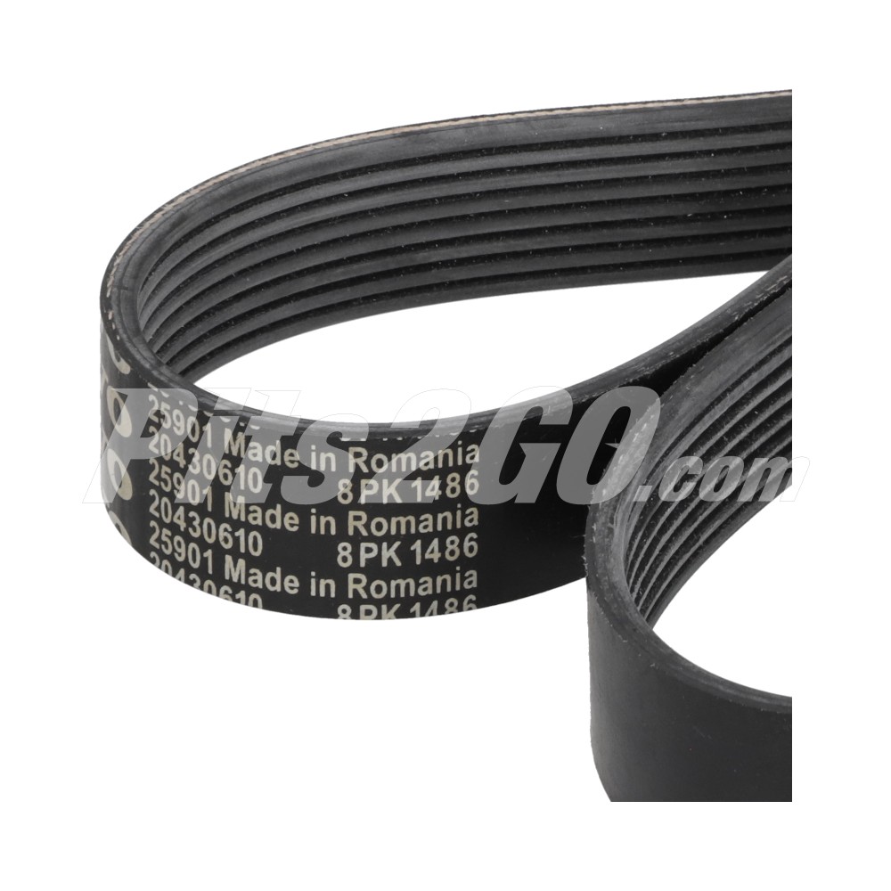 Correa en V para Buses, Marca Volvo, compatible con B11R,B12 image number 3
