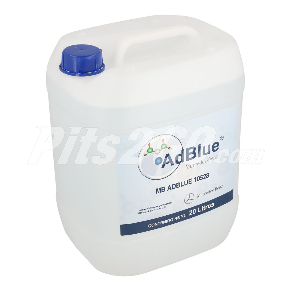 Adblue refrigerante garrafa 20 litros, para Tractocamión, Marca del producto: Mercedes-Benz, compatible con: Cascadia,Número de parte: MBADBLUE10528 image number 1