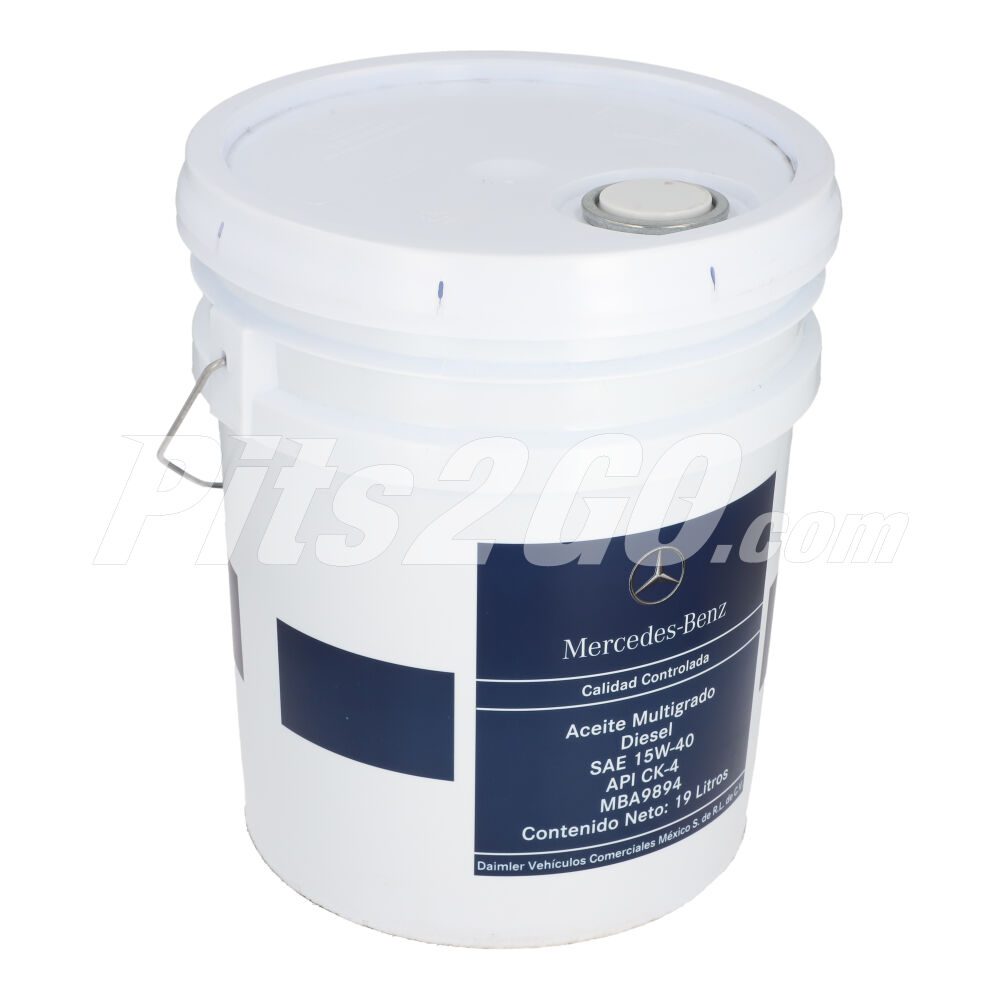 Aceite para motores a diésel multigrado SAE 15W-40 API CK-4, cubeta 19 litros image number 2